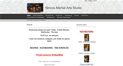 Desktop Screenshot of ninoosmartialartsstudio.net